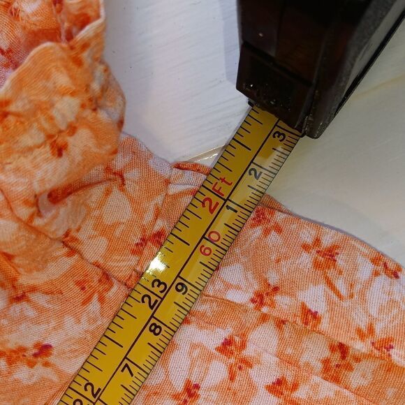 Coral Floral Sweet Spring Dress - Plus Size XXL - Picture 5 of 9